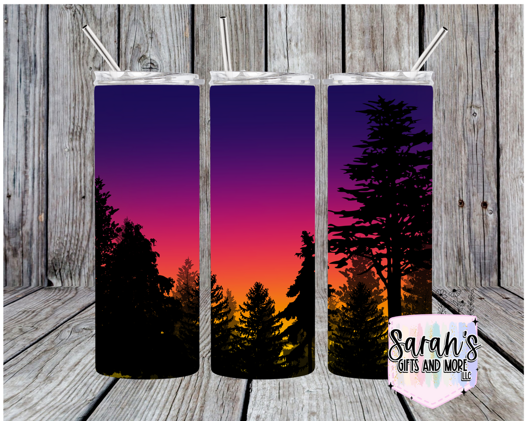 152 Sunset Woodland Scene 3